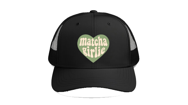 Baseball cap Black matcha girlie 103