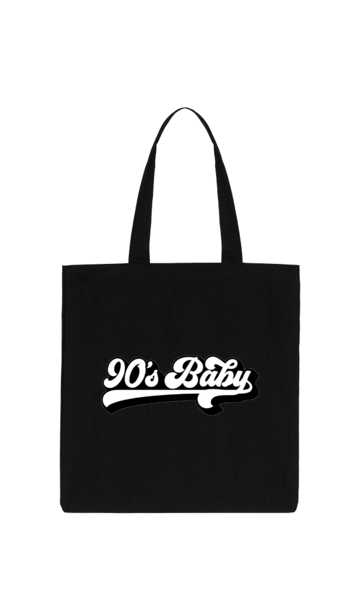 90's Baby tote bag Black 56