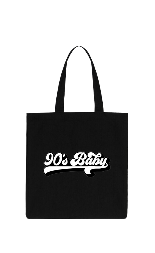 90's Baby tote bag Black 56