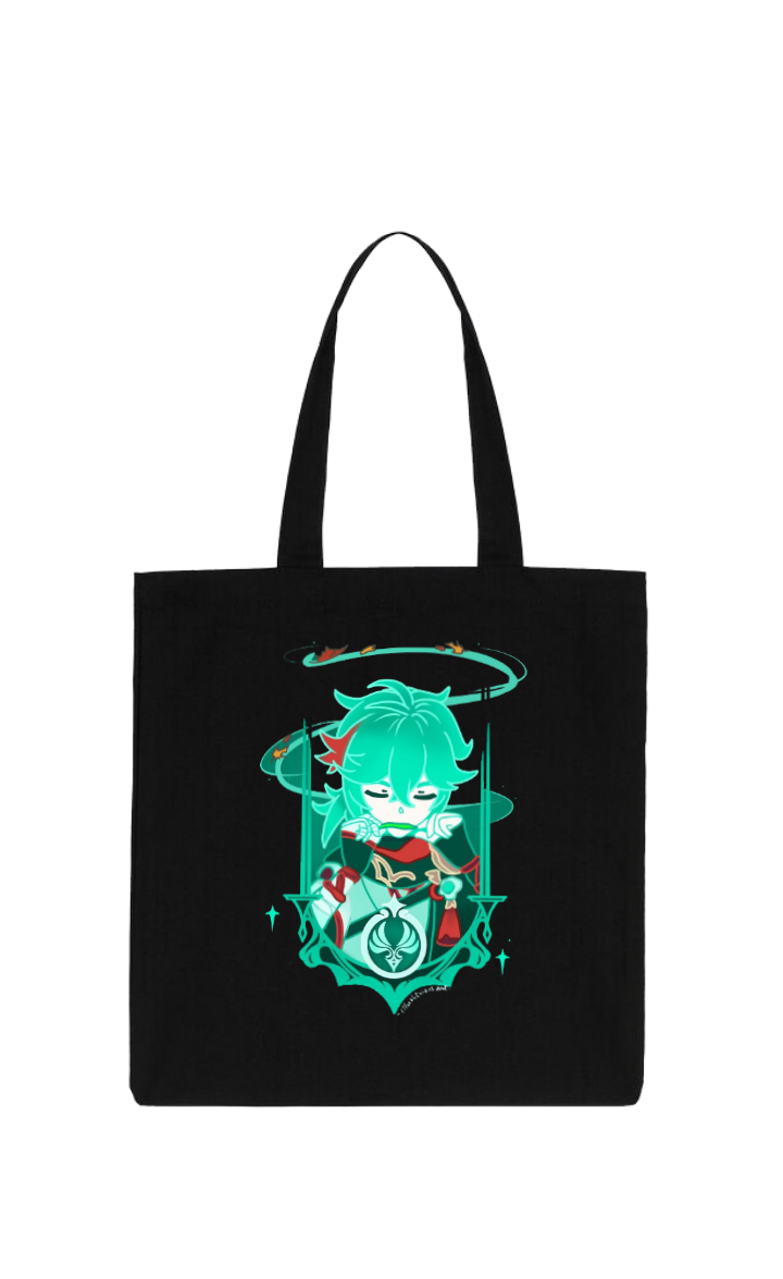 Genshin Impact Kaedehara Kazuha tote bag Black 56