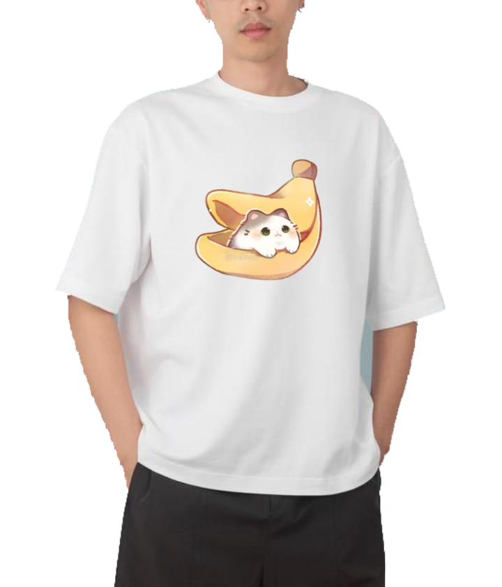cat One Size t- shirt White 56