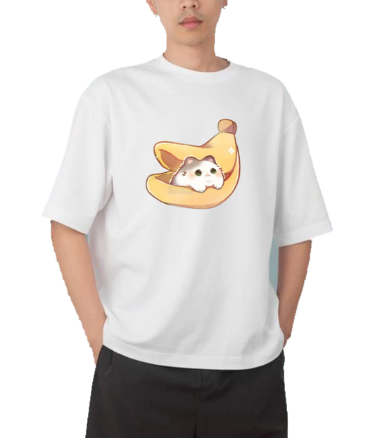 cat One Size t- shirt White 56