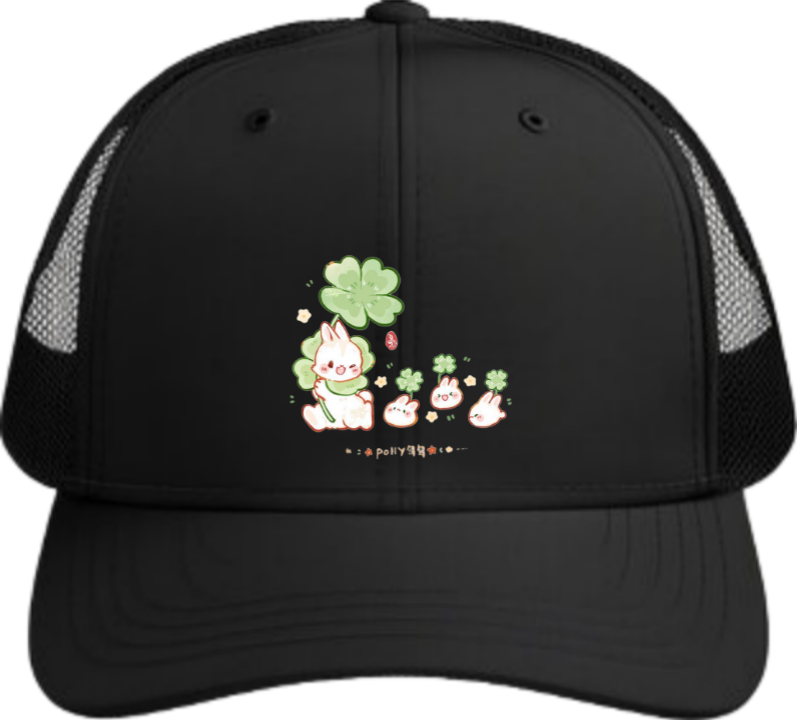 bunny Baseball cap Black 56