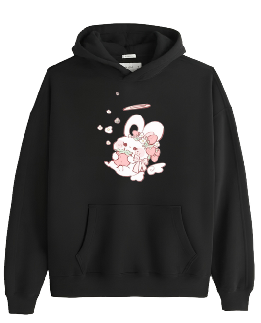 bunny Oversize Hoodie Black 56