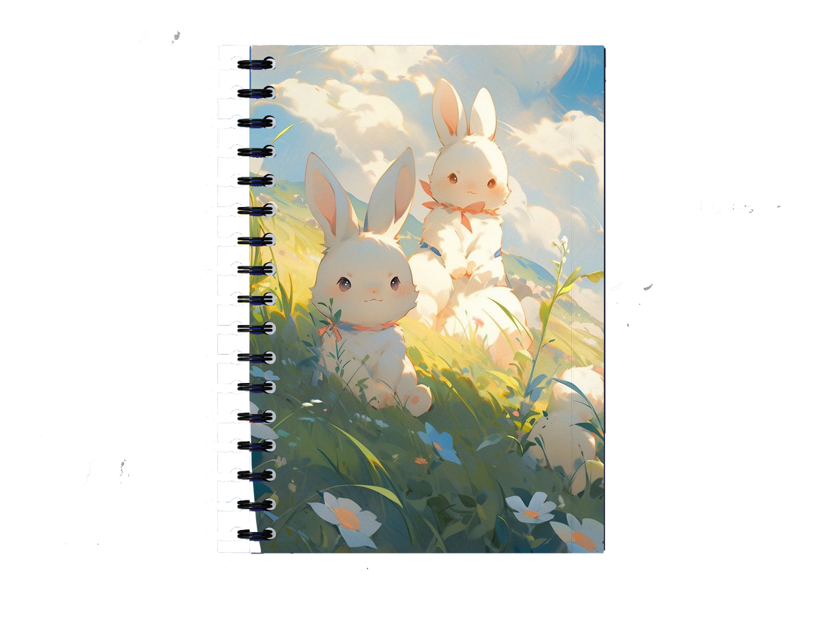 Cute rabbits Notebook A5 5