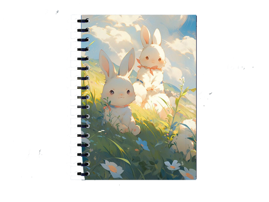 Cute rabbits Notebook A5 5