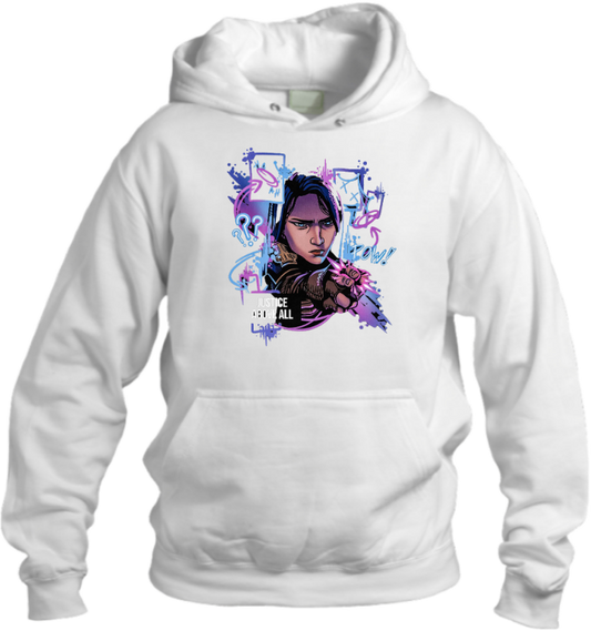 League of Legends Caitlyn Kiramman Over Size hoodie White 10