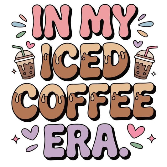 Sticker coffee N MY ICED COFFEE ERA 57