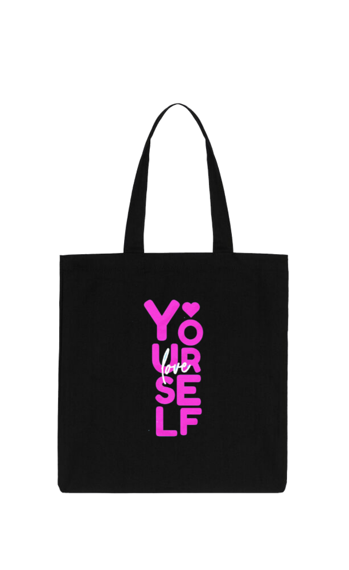 Love Yourself tote bag Black 183