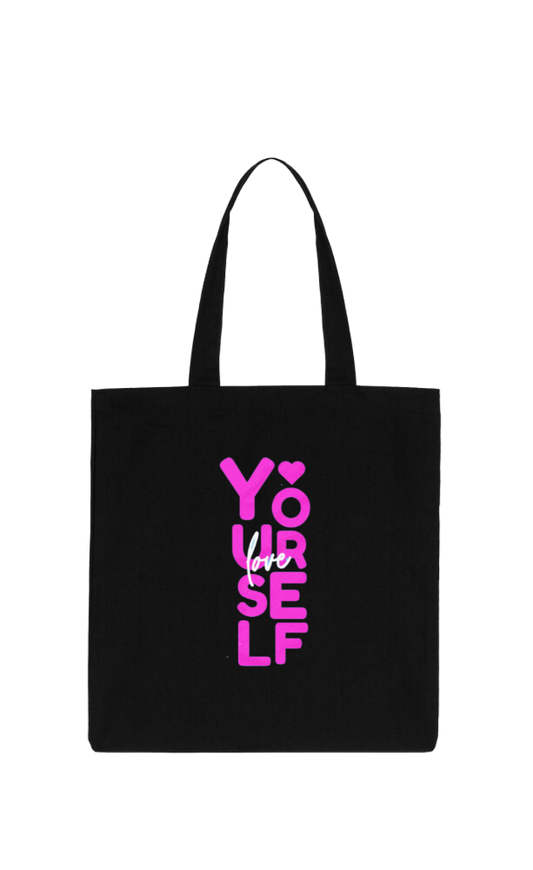 Love Yourself tote bag Black 183