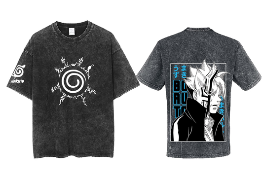 Naruto Shippuden t- shirt One Size Washed Back 57