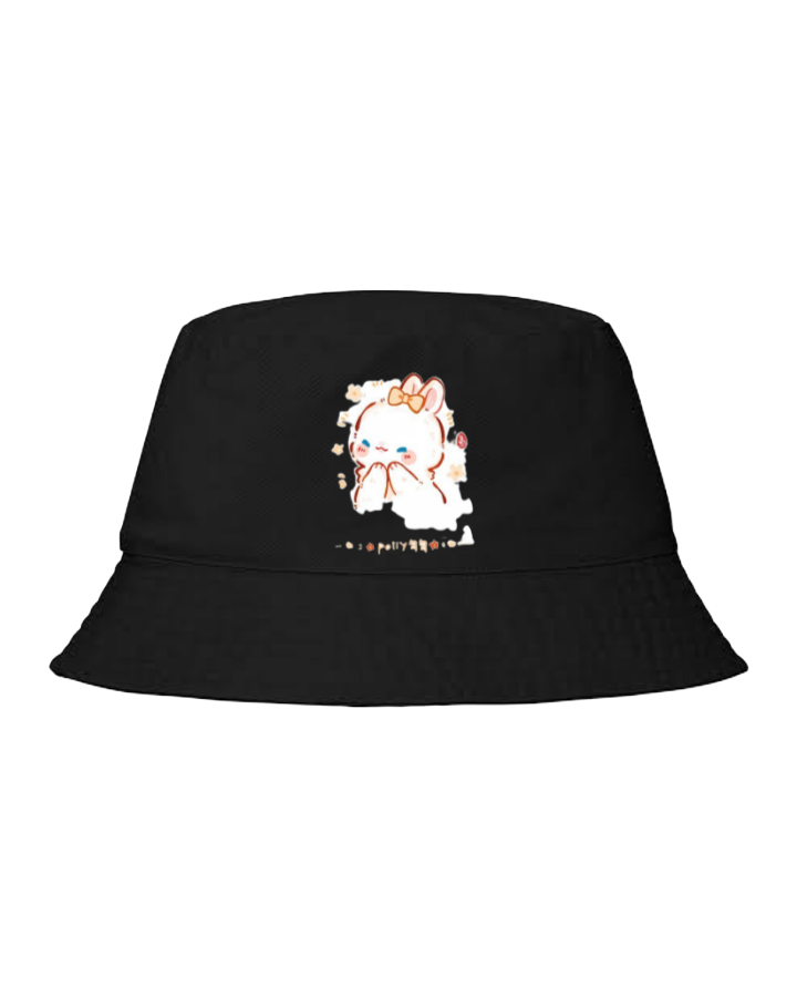 bunny Bucket hat Fishman hat cap Black 57