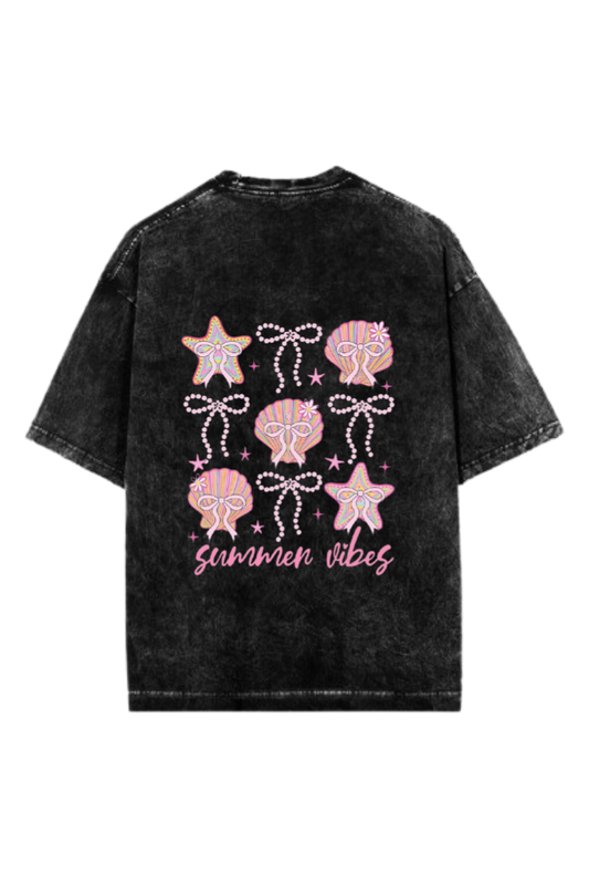 Summer Vibes One Size t- shirt Washed Back 57