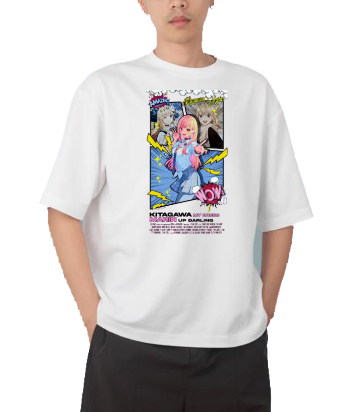 My Dress-Up Darling t- shirt Over Size White 1
