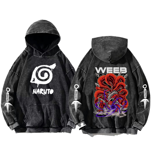 Naruto Shippuden One Size hoodie Washed Back 57