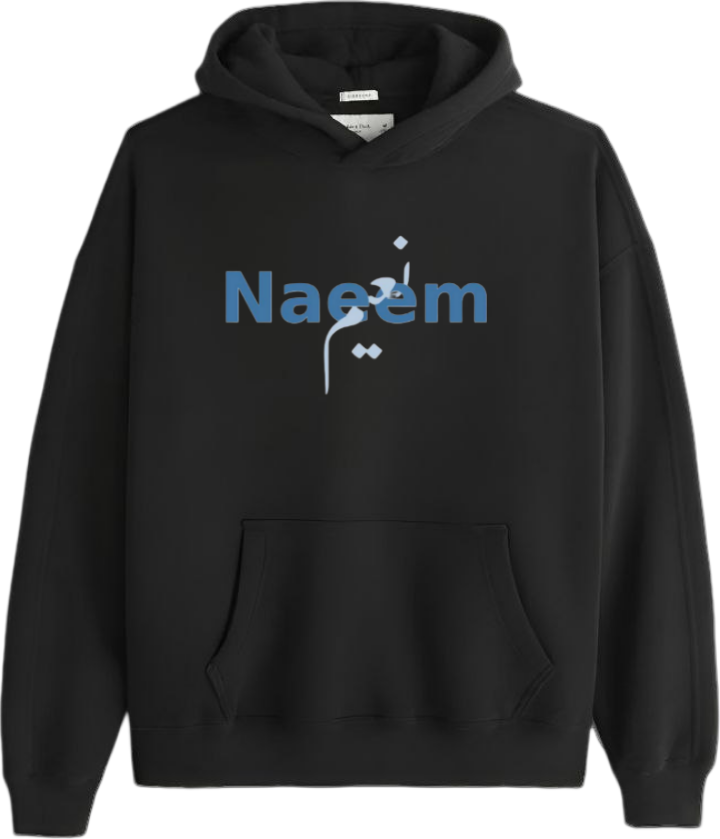 names One Size hoodie Black Naeem 57