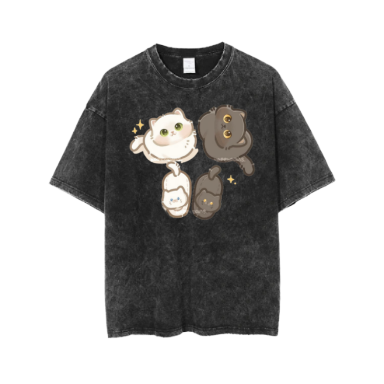 cat One Size t- shirt  Washed 57