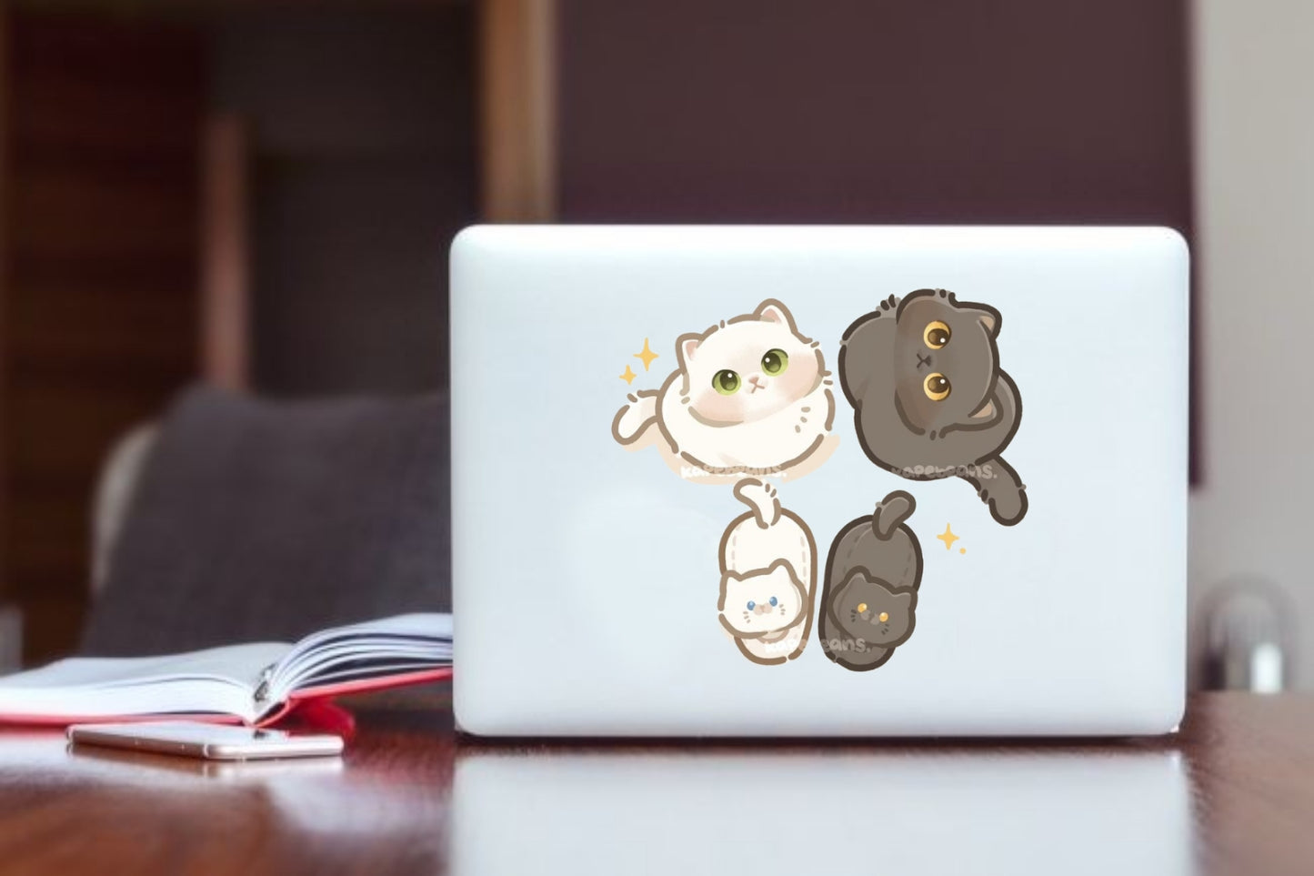 cat Laptop Sticker 57