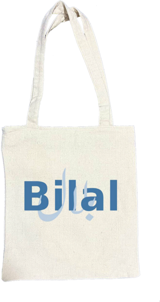 names tote bag beige Bilal 57