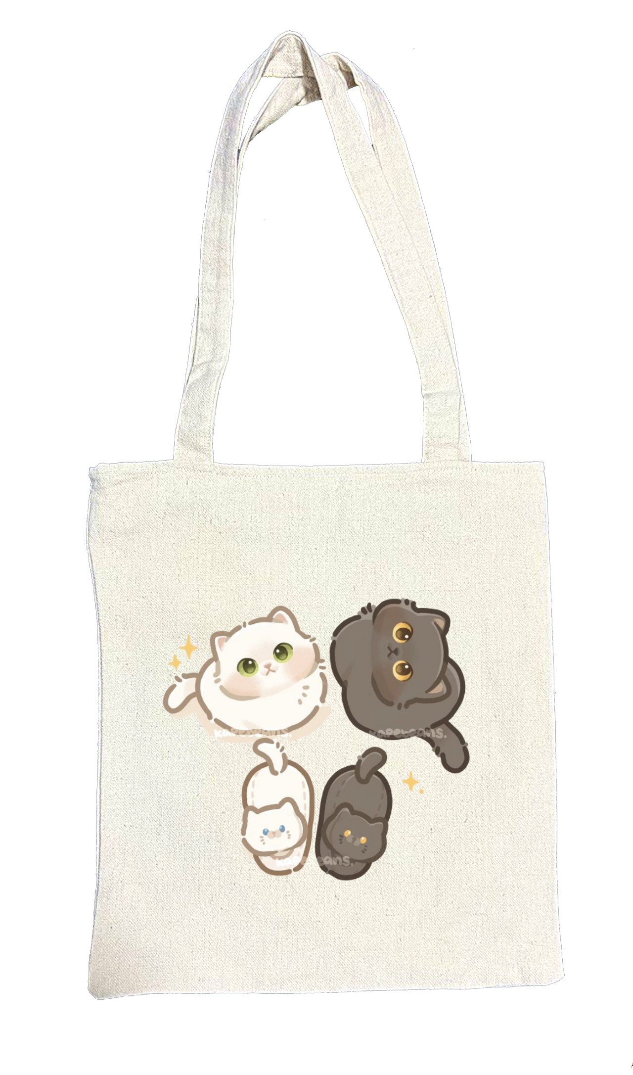 cat tote bag White 57