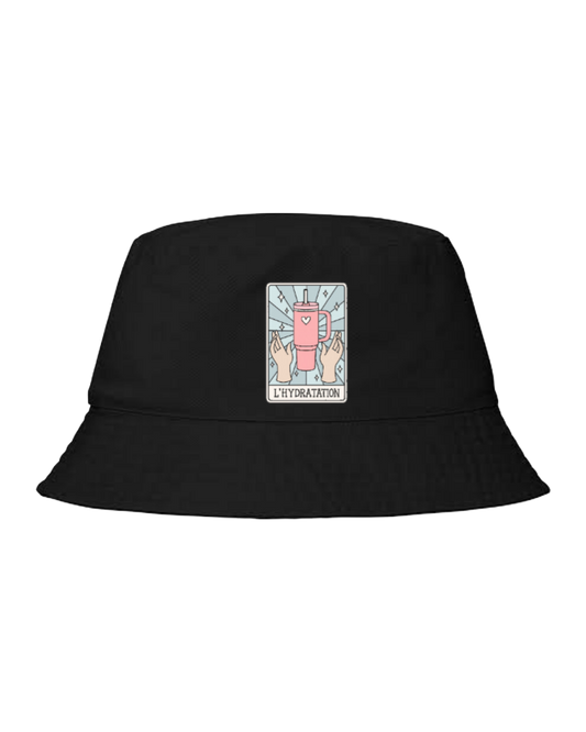 workout gym pilates Bucket hat Fishman hat cap Black 56