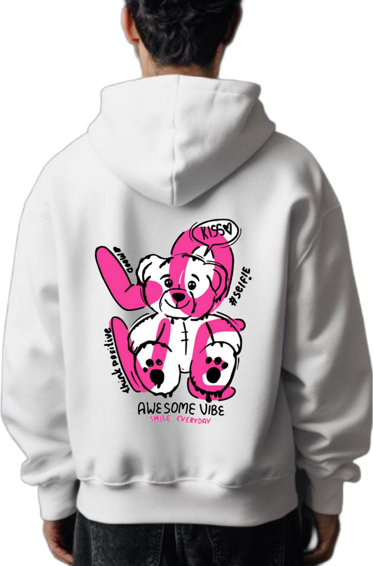 Awesome Vibe One Size hoodie White Back 58