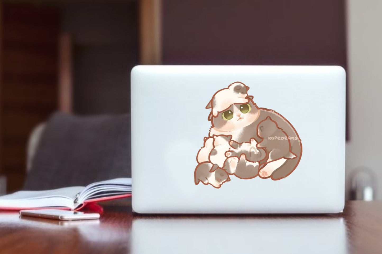cat Laptop Sticker 58