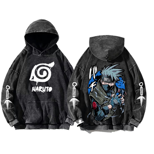 Naruto Shippuden One Size hoodie Washed Back 58