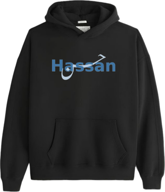 names One Size hoodie Black Hassan 58