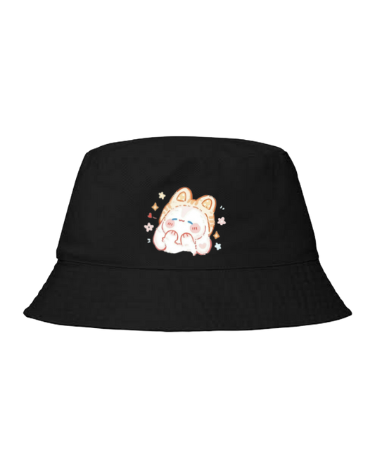 bunny Bucket hat Fishman hat cap Black 58