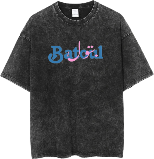 names t- shirt One Size Washed Batoal 58