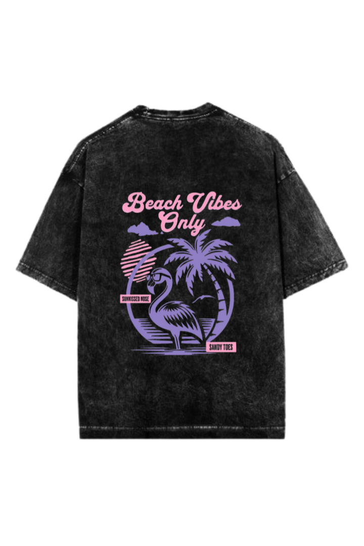 Summer Vibes One Size t- shirt Washed Back 58