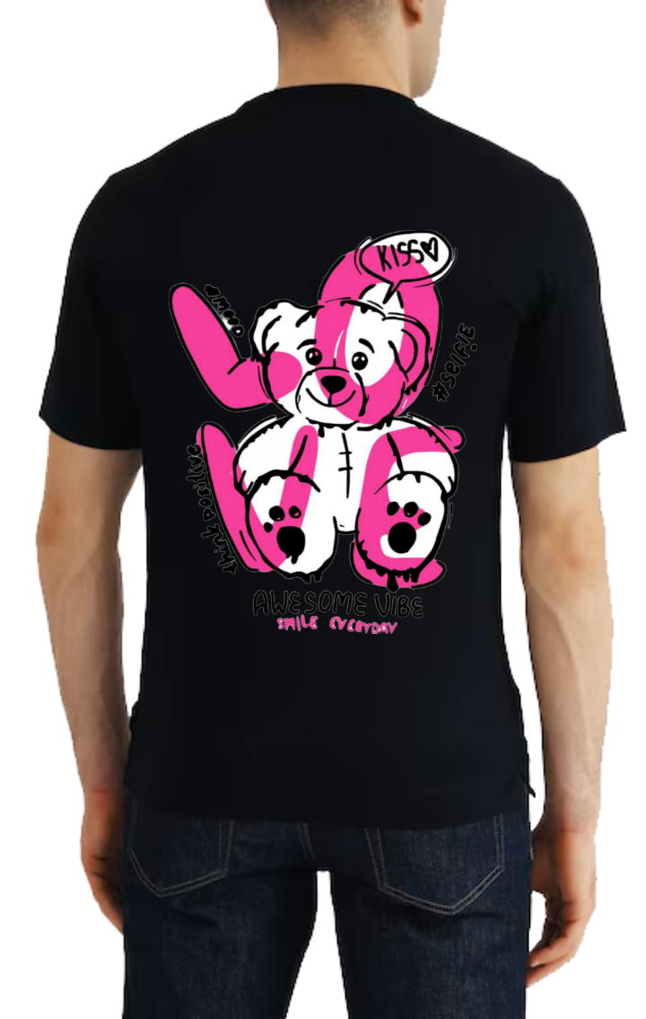 Awesome Vibe t- shirt One Size Black back 58