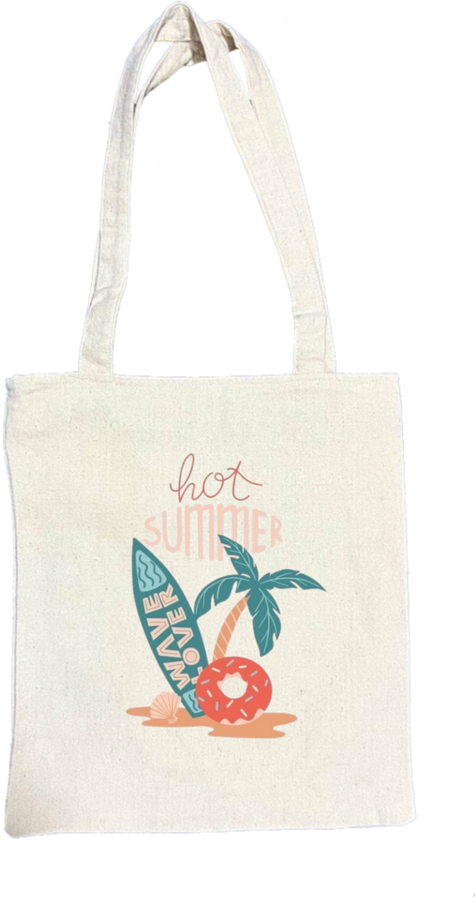 Summer Vibes tote bag Beige 58