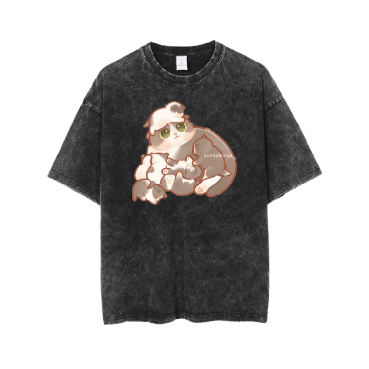 cat One Size t- shirt  Washed 58