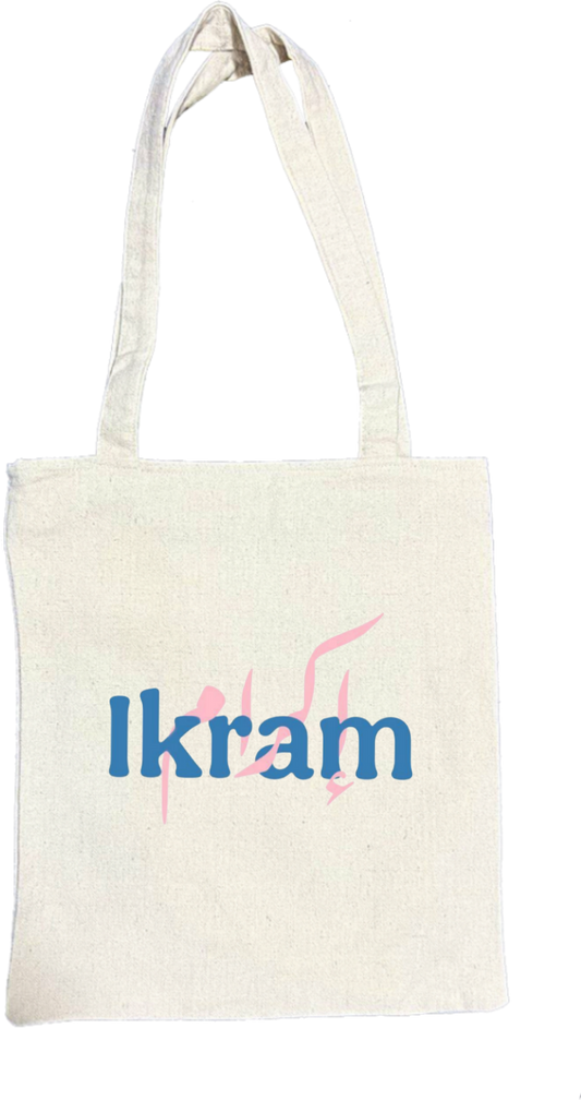 names tote bag beige Ikram 58