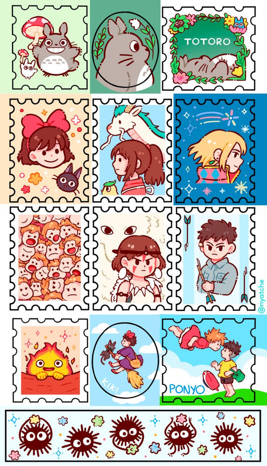 Aesthetic Cute Stickers Pack - Waterproof Vinyl Cartoon Decals for Water Bottles, Laptops, Scrapbooking, Kawaii Stationery Supplies sticker journal sticker