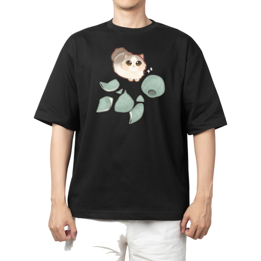 cat One Size t- shirt Black 59