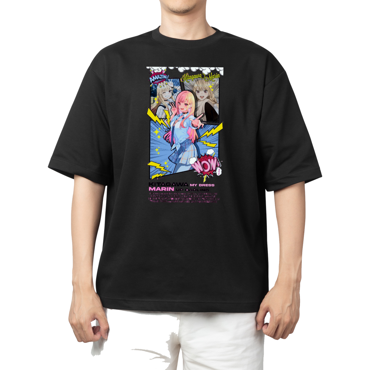 My Dress-Up Darling t- shirt Over Size Black 1