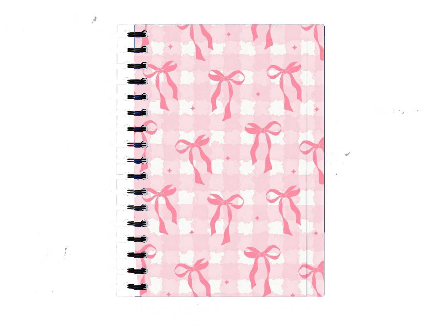 Pink Bows / Ribbons Notebook A5 59