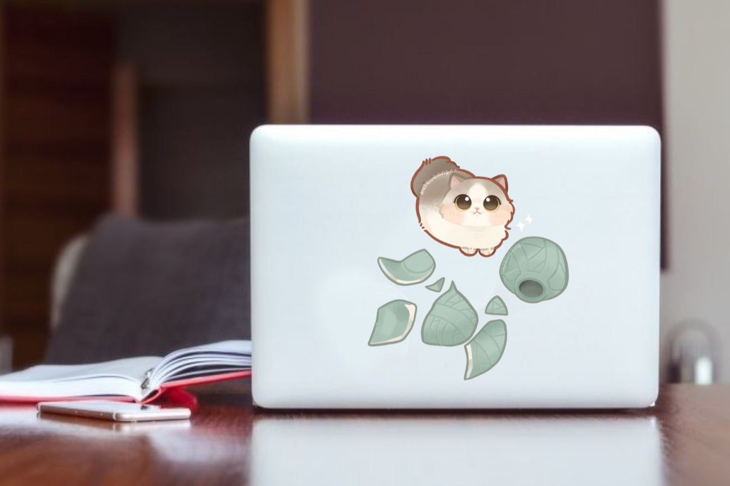 cat Laptop Sticker 59
