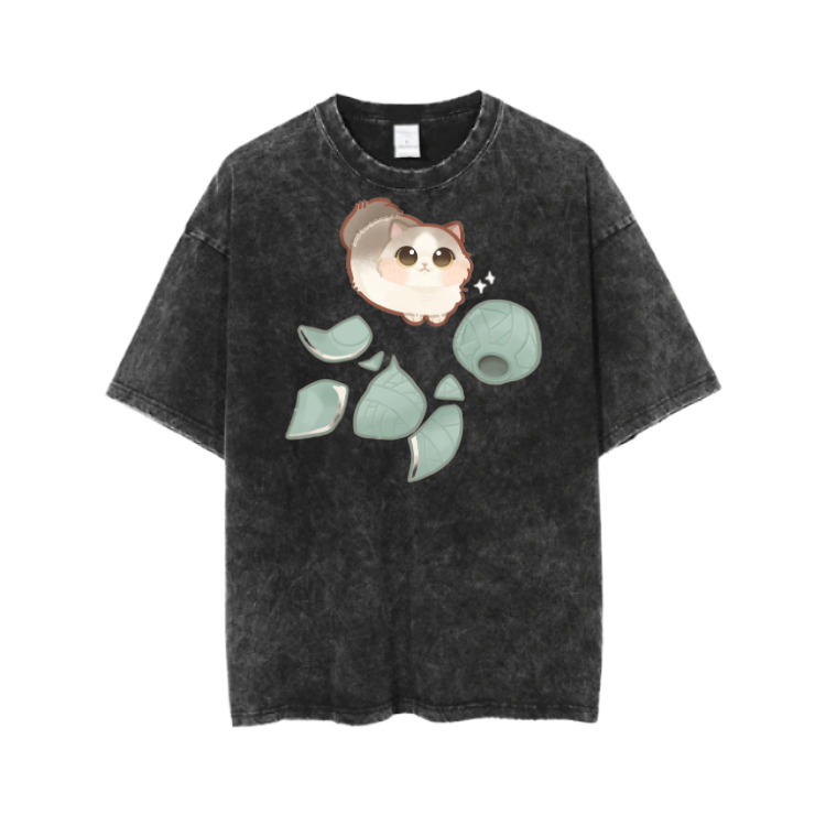 cat One Size t- shirt  Washed 59
