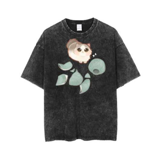 cat One Size t- shirt  Washed 59