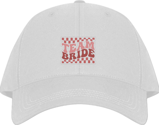 Baseball cap White TEAM BRIDE 55