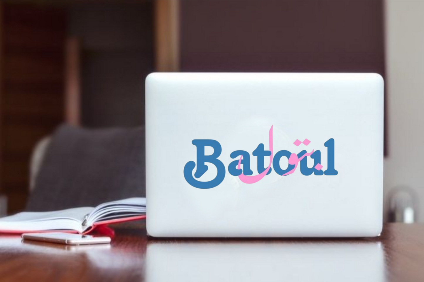 names Laptop Sticker Batoul 59