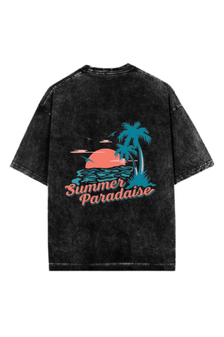 Summer Vibes One Size t- shirt Washed Back 59