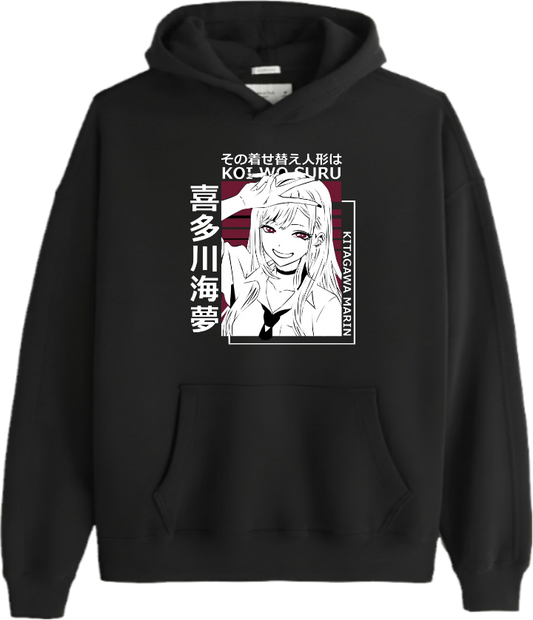 My Dress-Up Darling Over Size hoodie Black 3