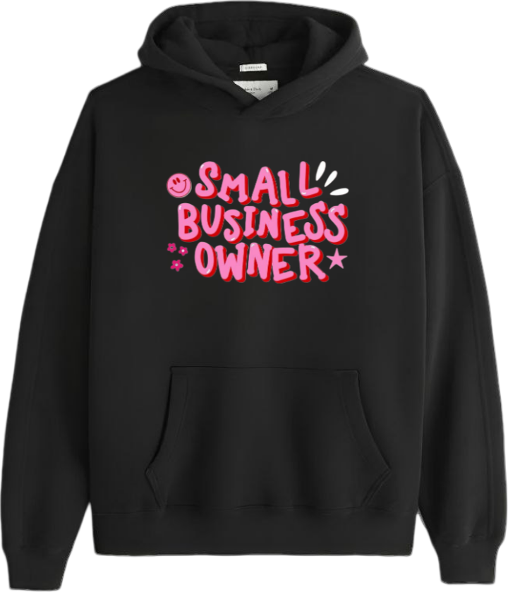 names One Size hoodie Black SMALLE BUSINESS OWNER 59