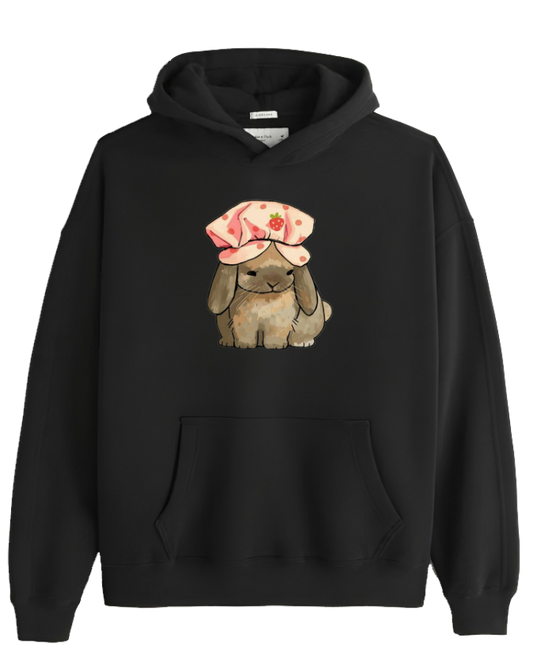 bunny Oversize Hoodie Black 59