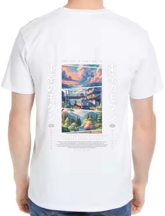 TRADITIONALITY Back text One Size t- shirt White Back 59
